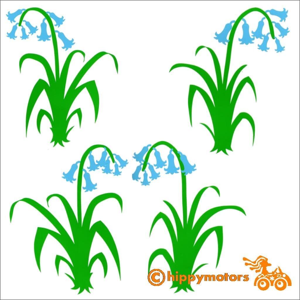 Bluebell decals for cars and vans