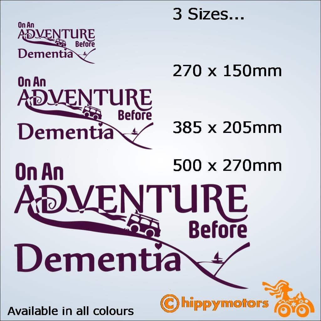 On an adventure decal sizes for cars caravans motorhomes