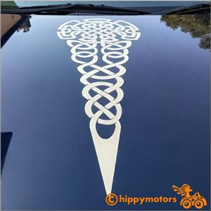 Celtic motif decal for car or camper van