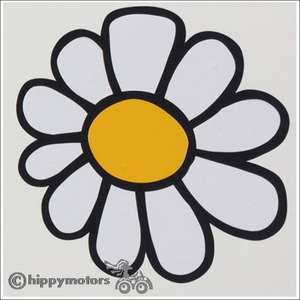 Large daisy flower decal