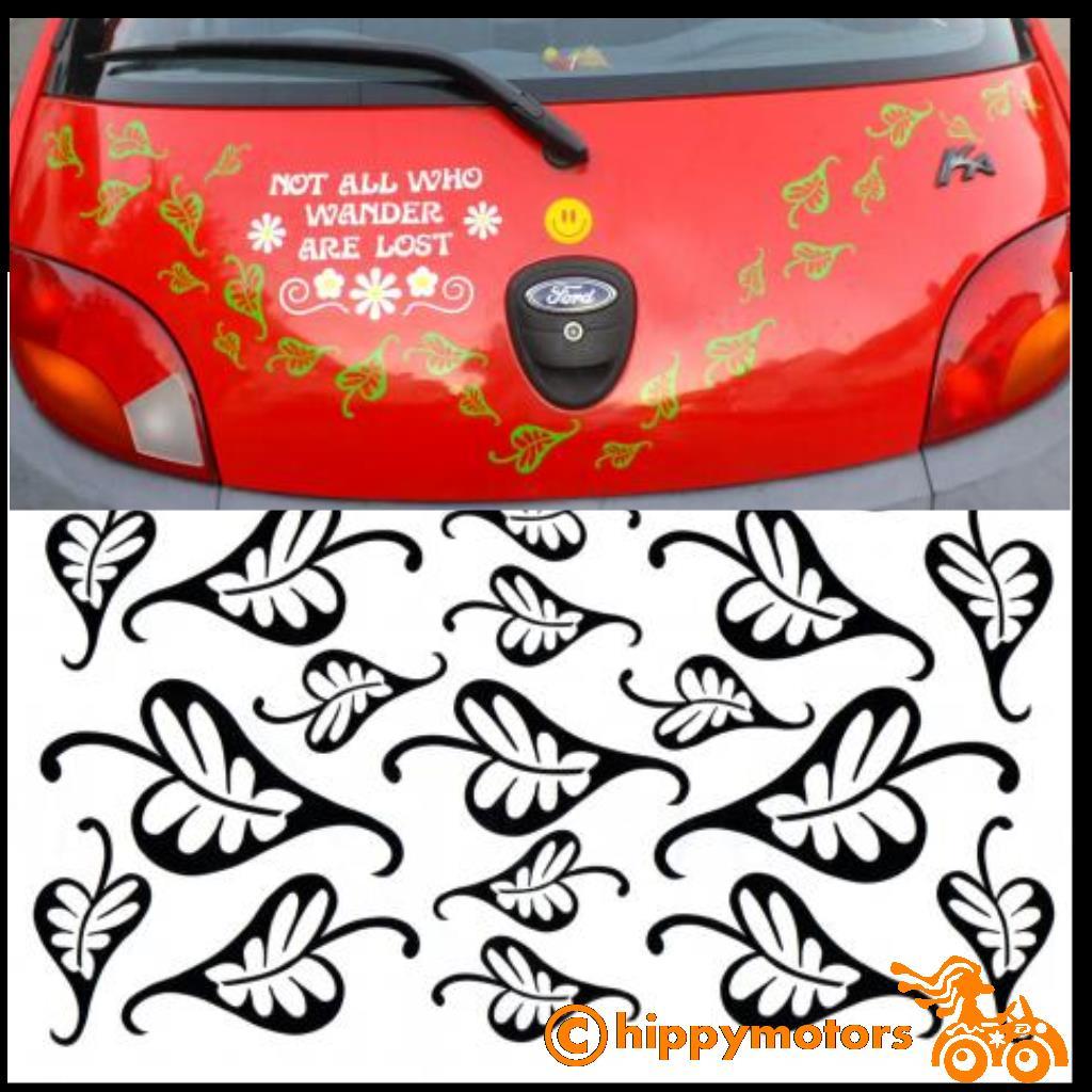vinyl leaf decals to add to cars