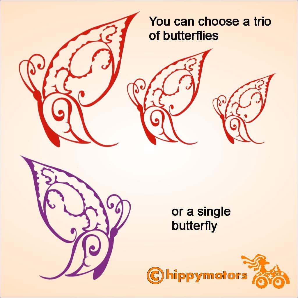 butterfly vinyl decals for caravans and windows