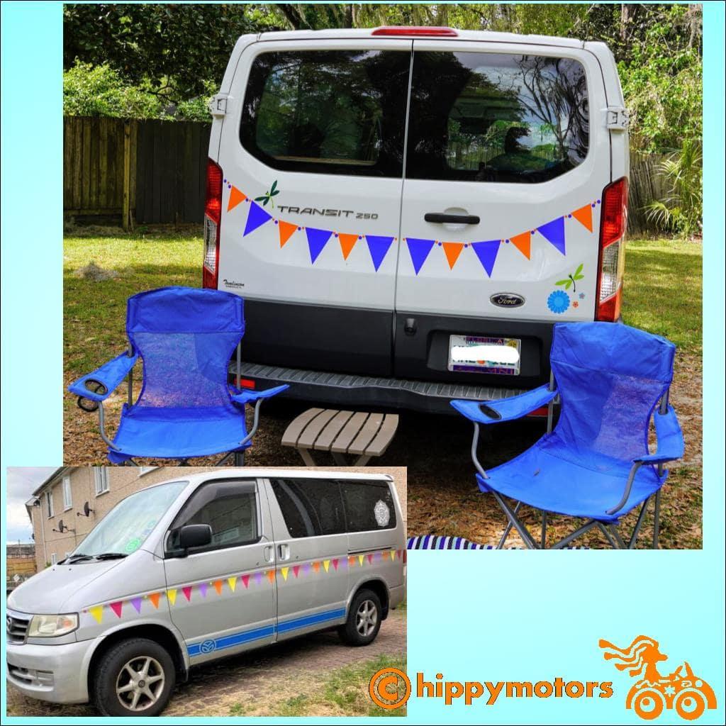 bunting decals for cars motorhomes campervans