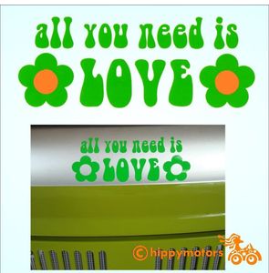 All you need is love Beatles vinyl decal sticker for cars