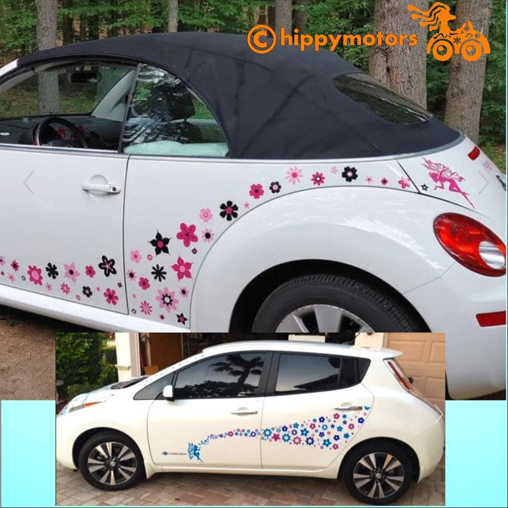 stella fairy and flower decals for cars and campervans hippy motors