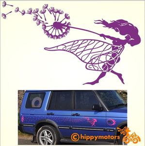 dandelion fairy car sticker decal for campervans and caravans