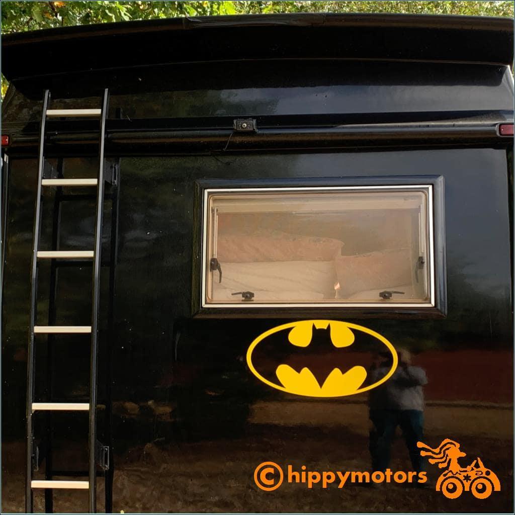 batman logo decal sticker for cars and camper vans