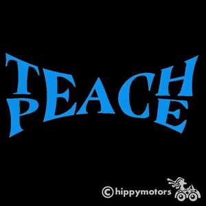Banksy teach peace decal