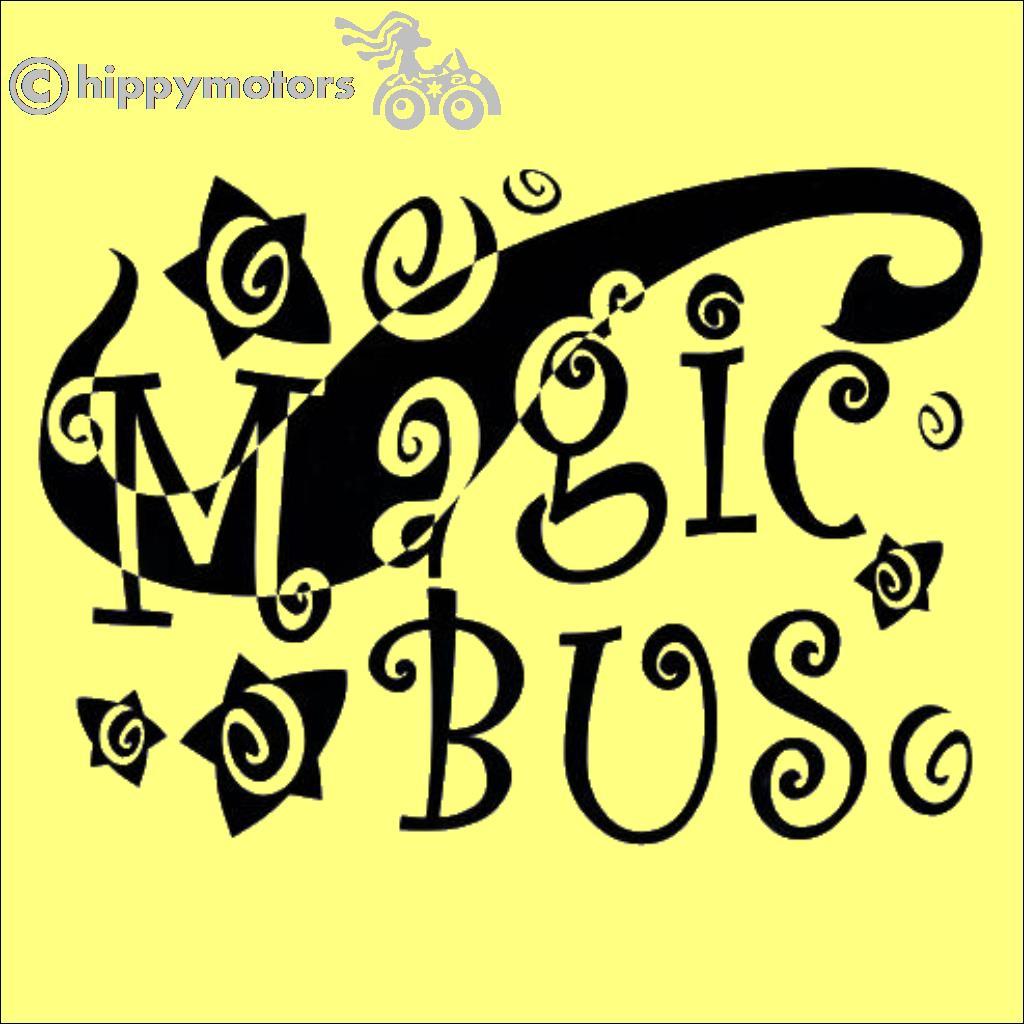 The Who Magic Bus vinyl decal for cars camper vans buses
