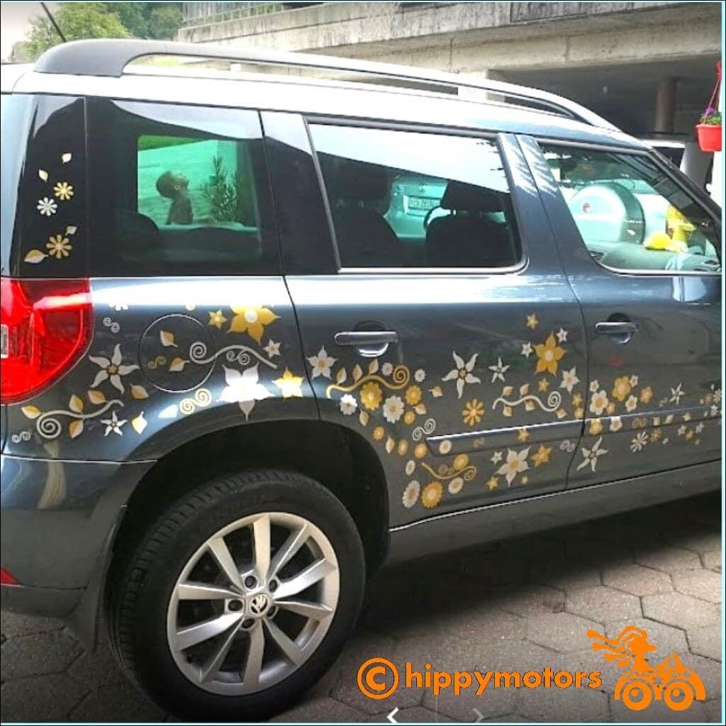 jasmine flower car sticker transfer decals