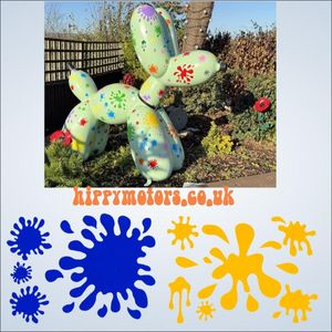 splat vinyl car stickers camper van decals