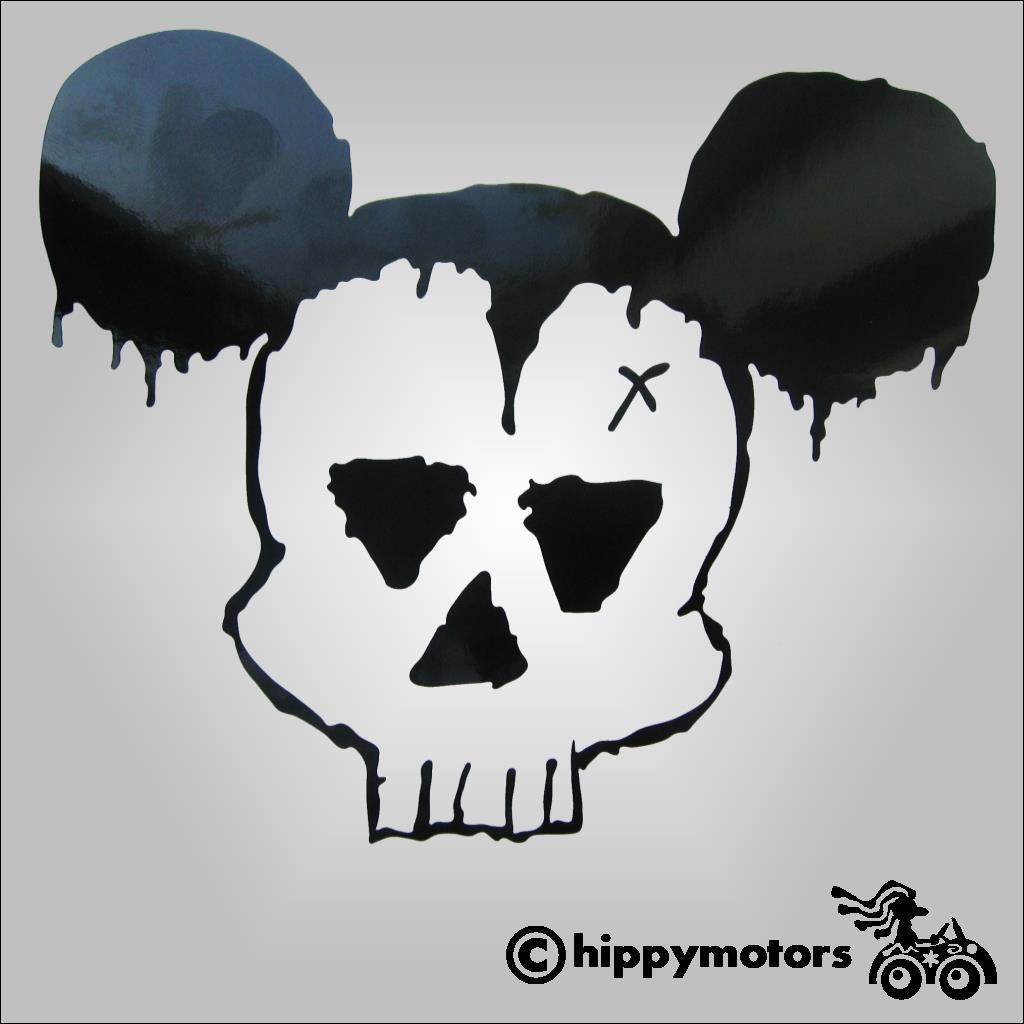 The Cult dead mickey vinyl decal for cars laptops guitars