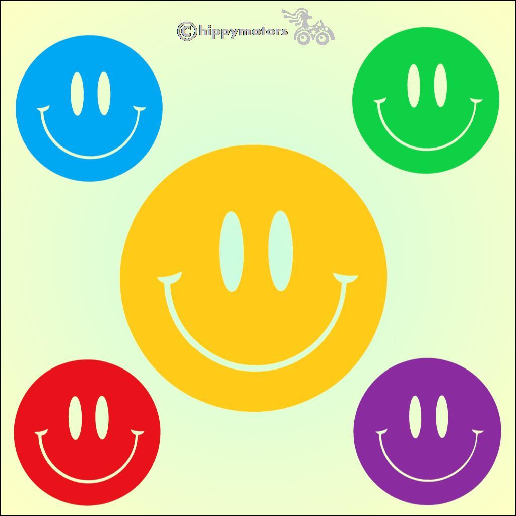 smile transfer sticker for vehicles and windows, laptops and walls