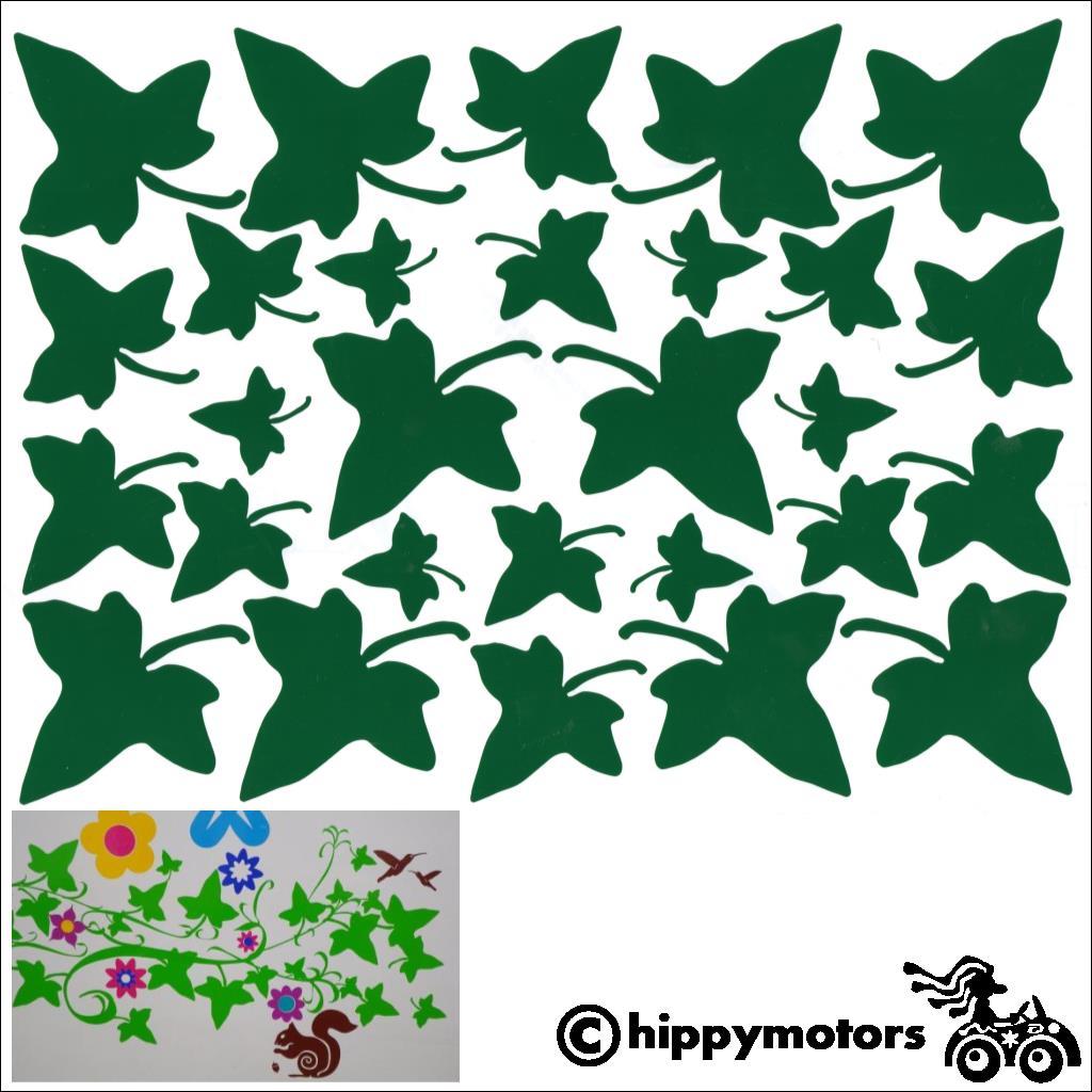 ivy leaf decals or cars or walls