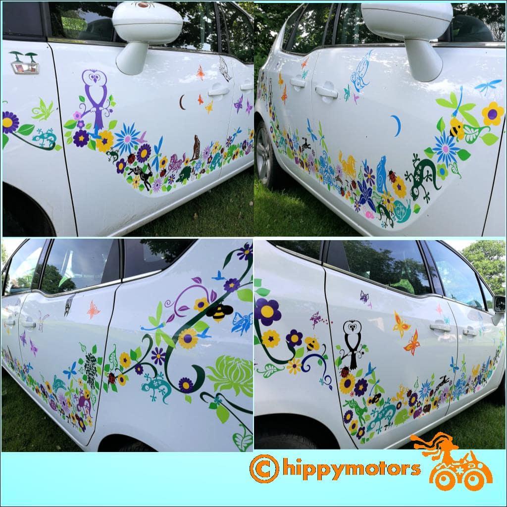 hare decals and frog stickers for cars camper vans