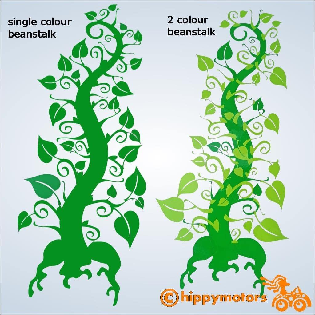 beanstalk vinyl campervan sticker