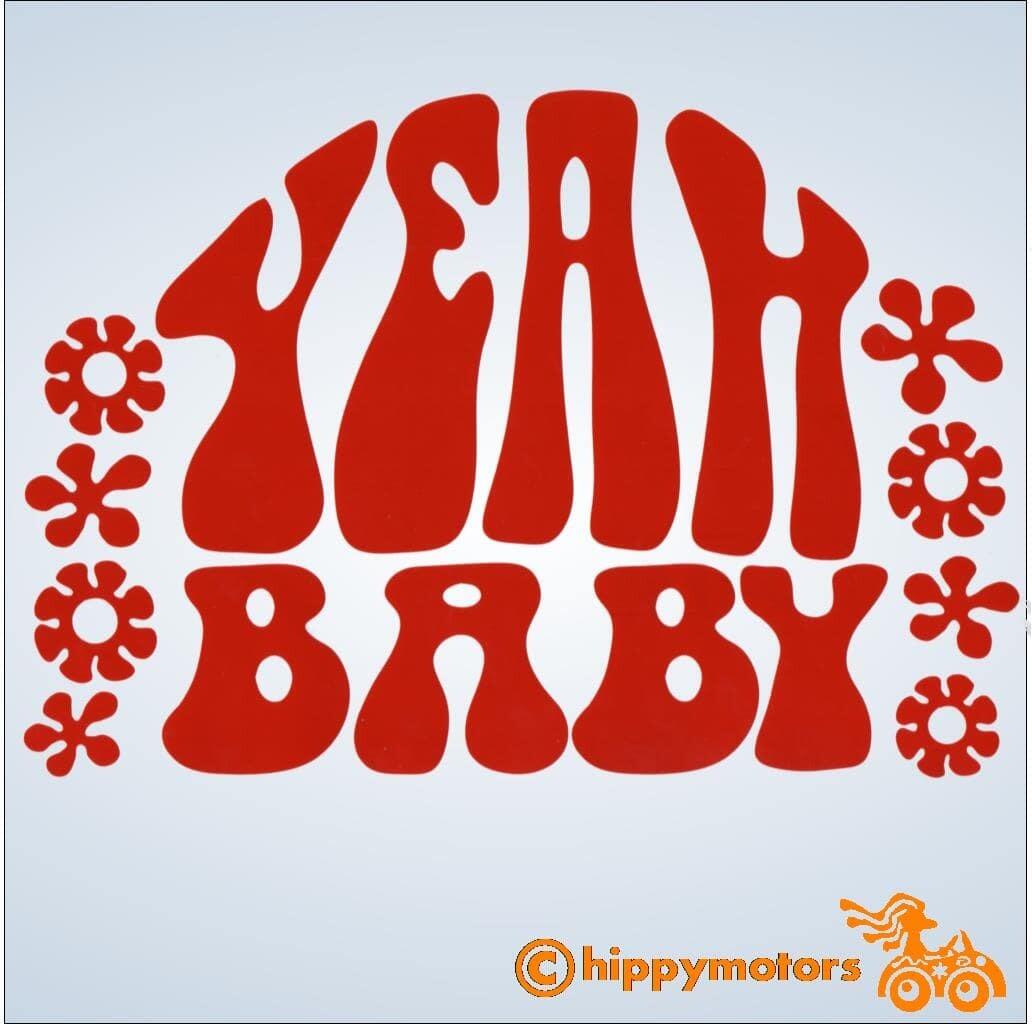 Austin Powers decal yeah baby vinyl sticker for cars