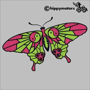Butterfly car sticker