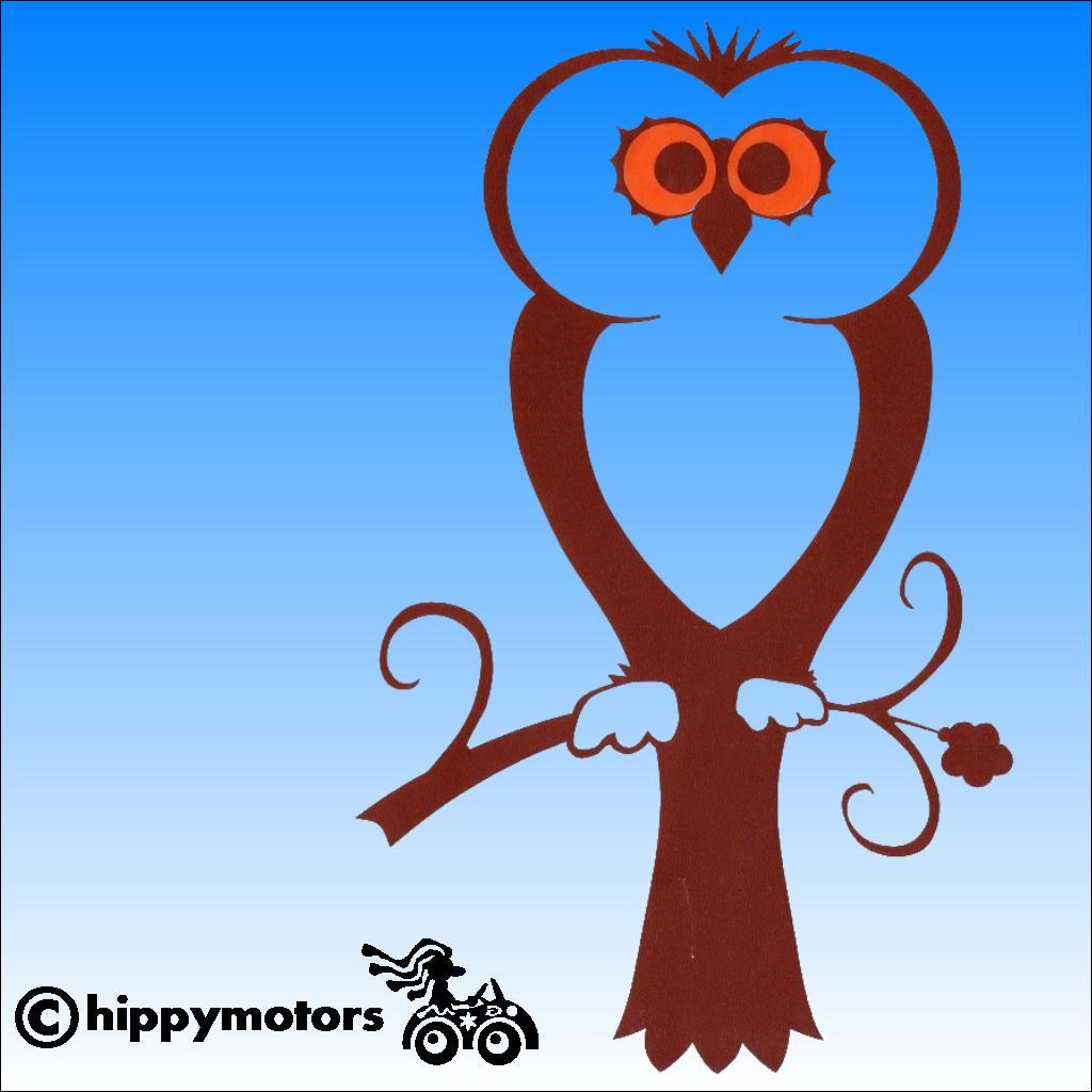 Owl decal for cars