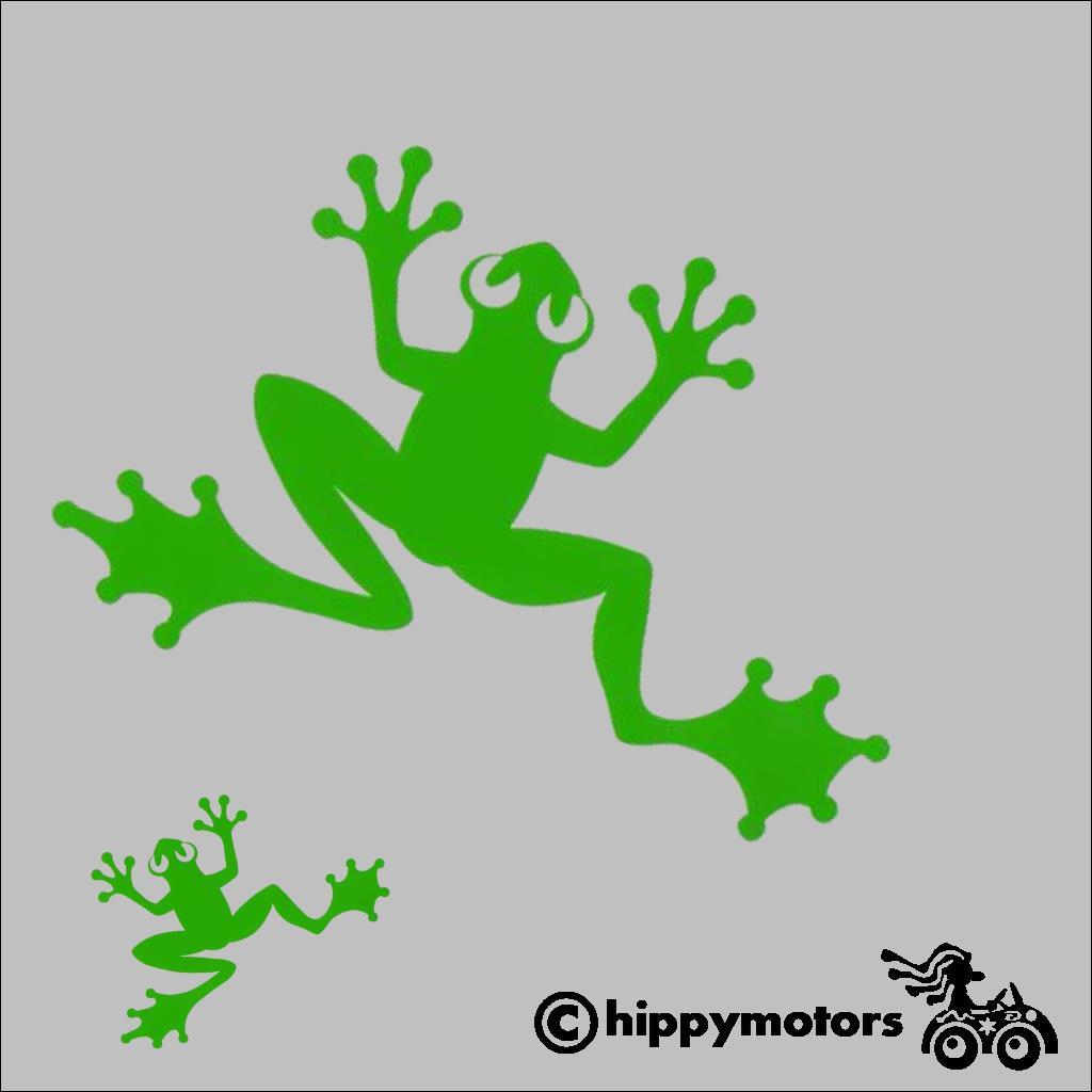 Frog car sticker