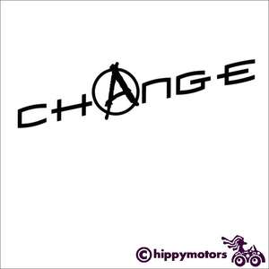 Change decal with an anarchy symbol in it