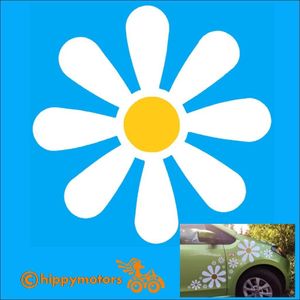 giant daisy sticker for vehicles cars and campervans