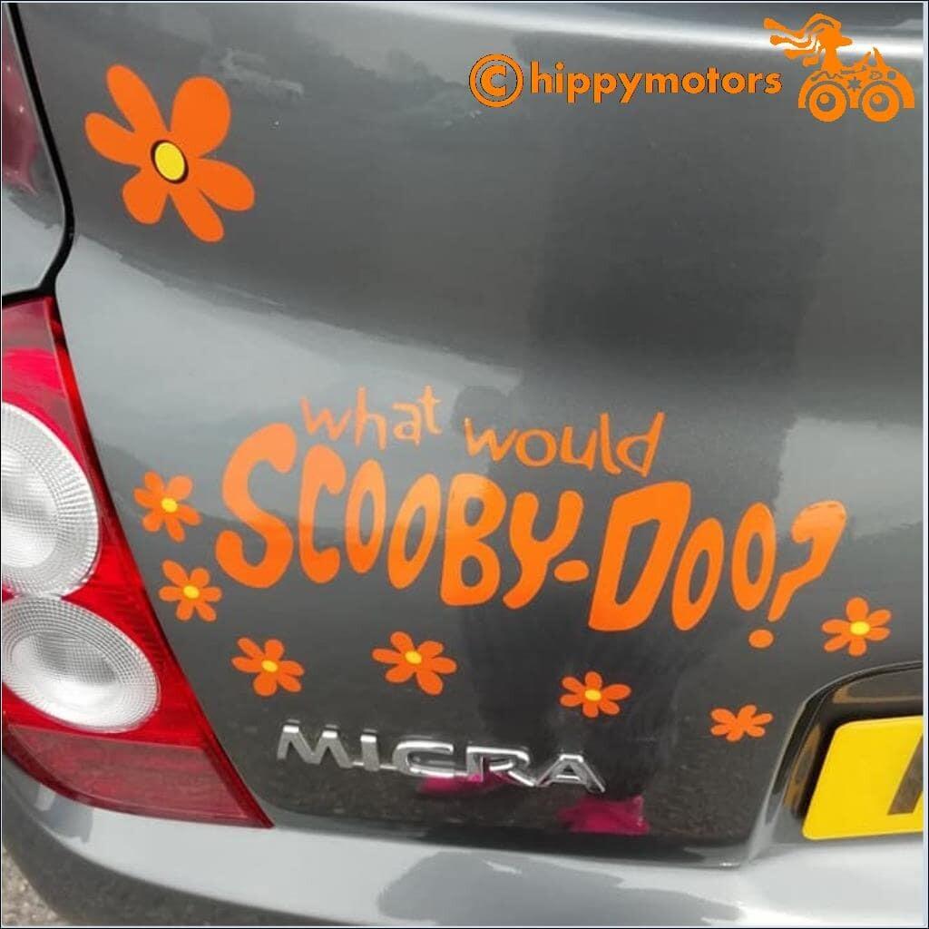 scooby doo vinyl car decal stickers bumper transfer