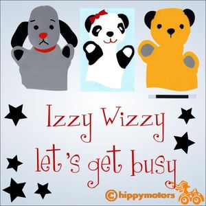 Sooty Sweep and Soo vinyl car stickers