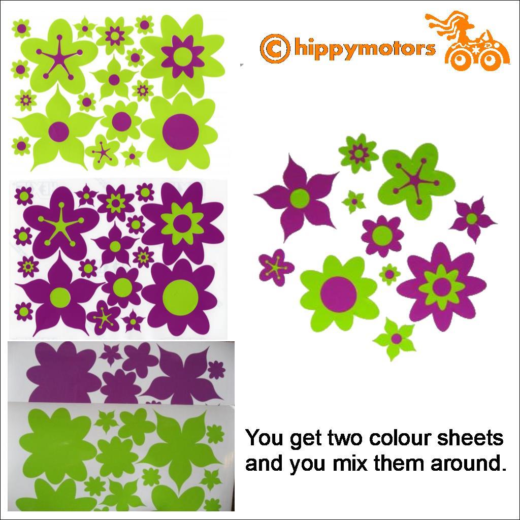 flower decal sheets