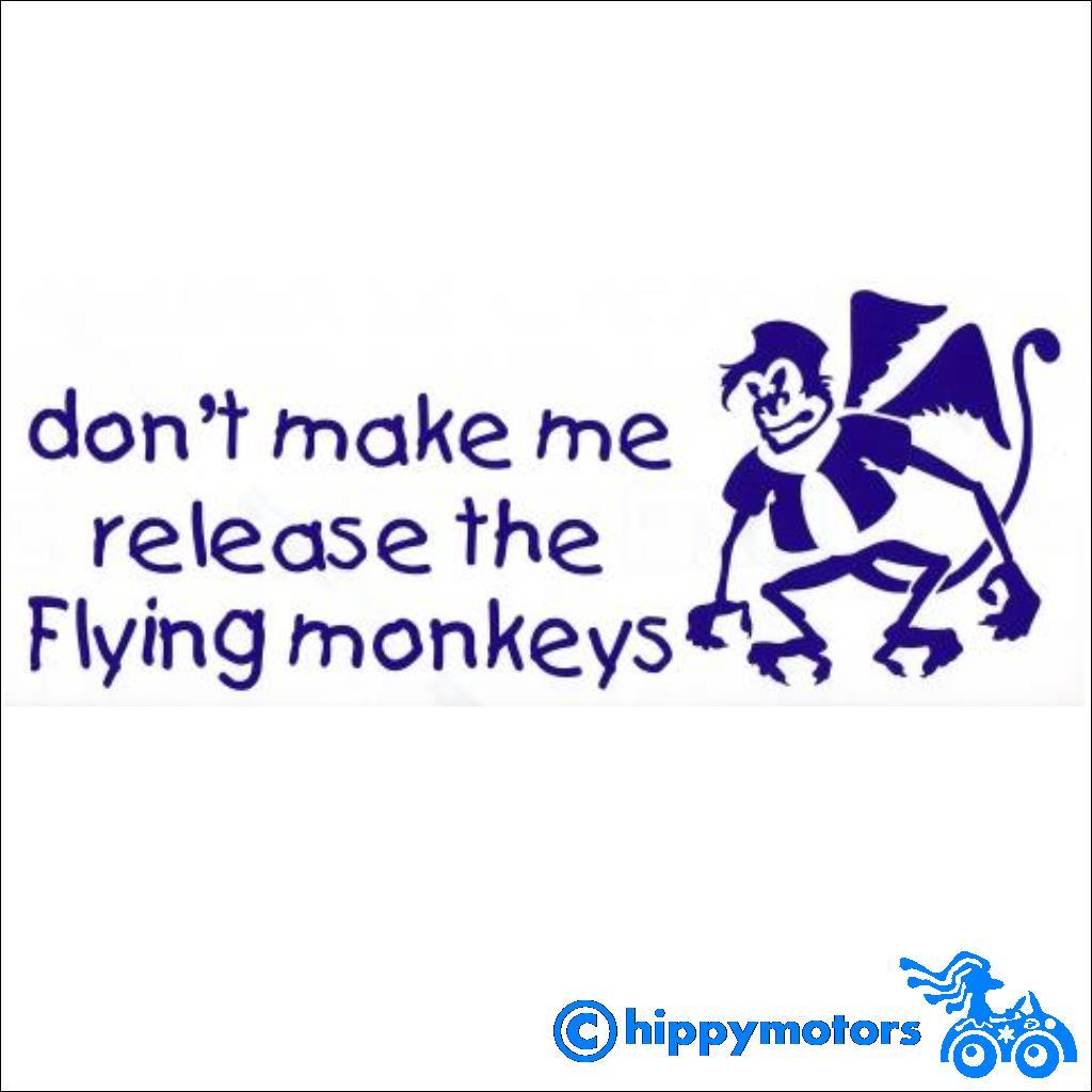 Wizard of Oz flying monkey decal
