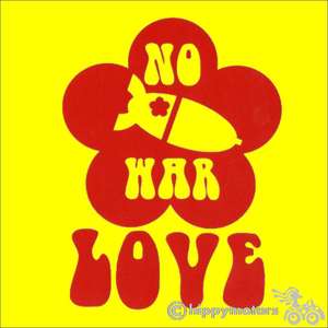 No War Love decal