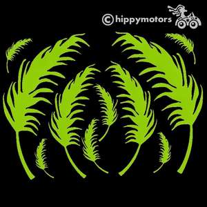 palm leaf decals