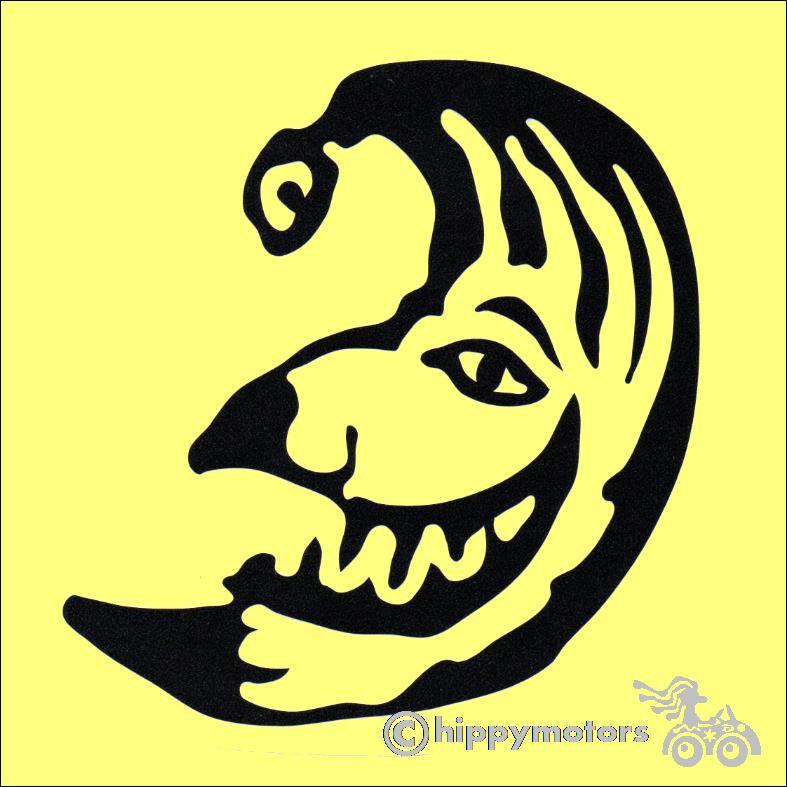 levellers punch jester vinyl sticker decal by hippy motors