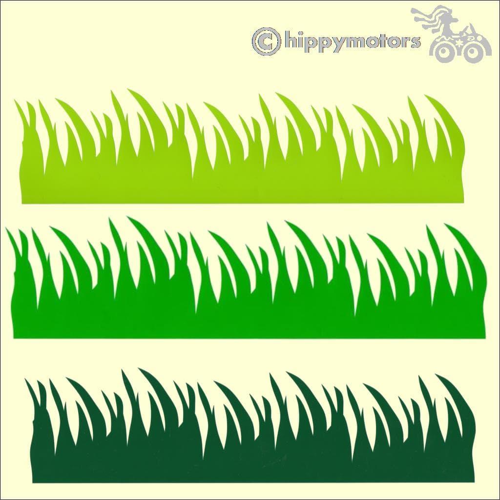 Vinyl Grass decals for caravan or cars windows and walls