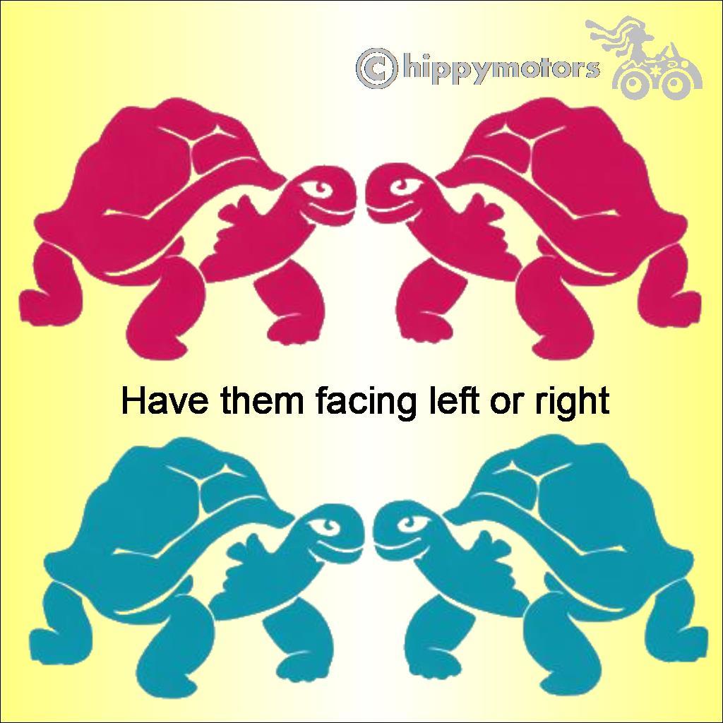 Tortoise stickers by Hippy Motors