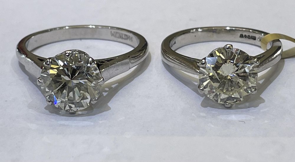 Vintage diamond rings 2.80 -3.00ct