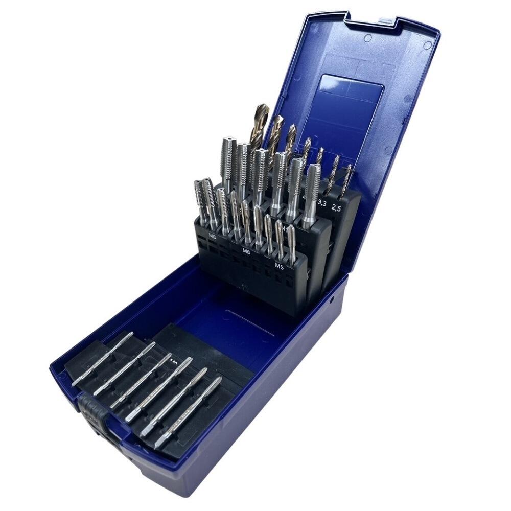 Brooke Castle - Thanet Tool Supplies | Combined Tap & Drill Set | 28Pc |  6380-0032