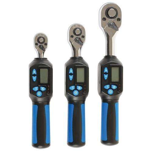Laser Digital Torque Ratchets. Choose 1/4" Drive, 3/8" Drive or 1/2" Drive.