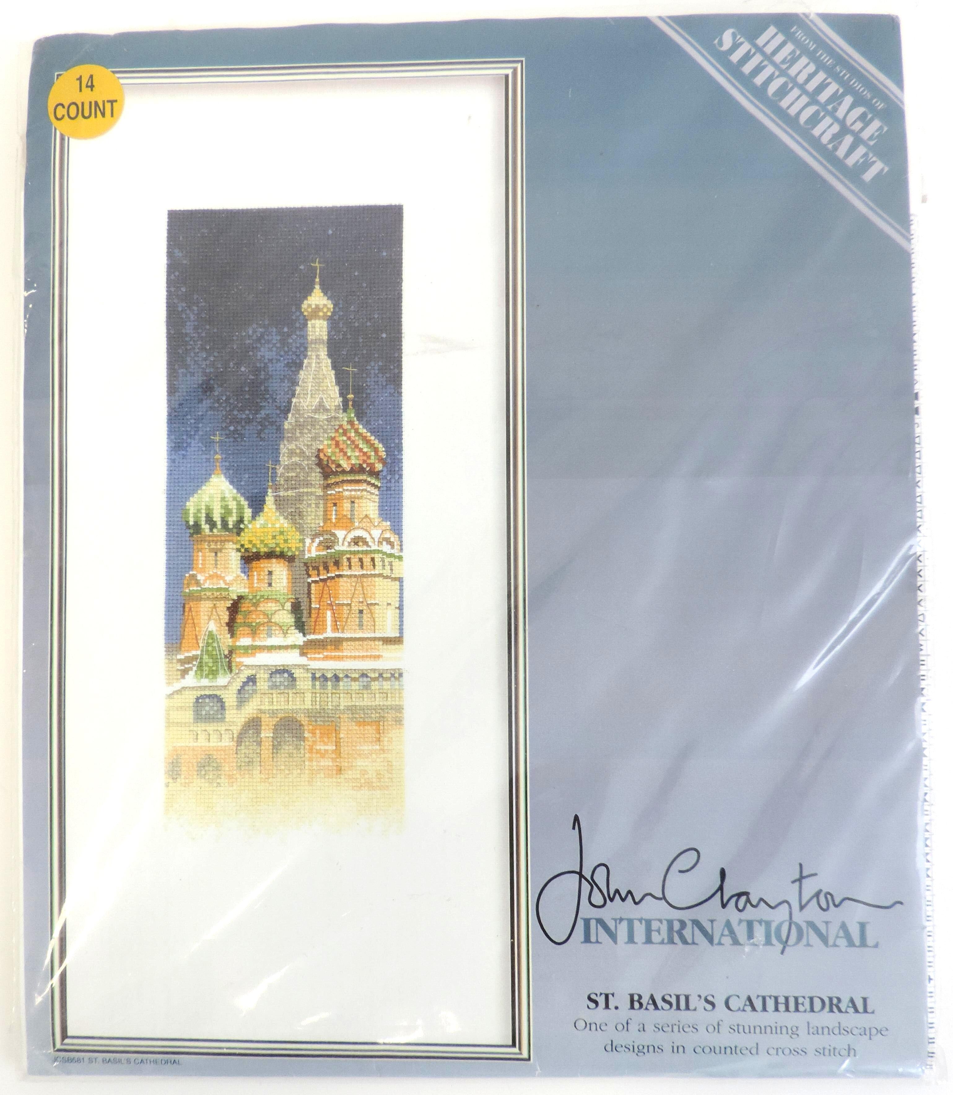 John Clayton Cross Stitch Kit St Basil's Cathedral
