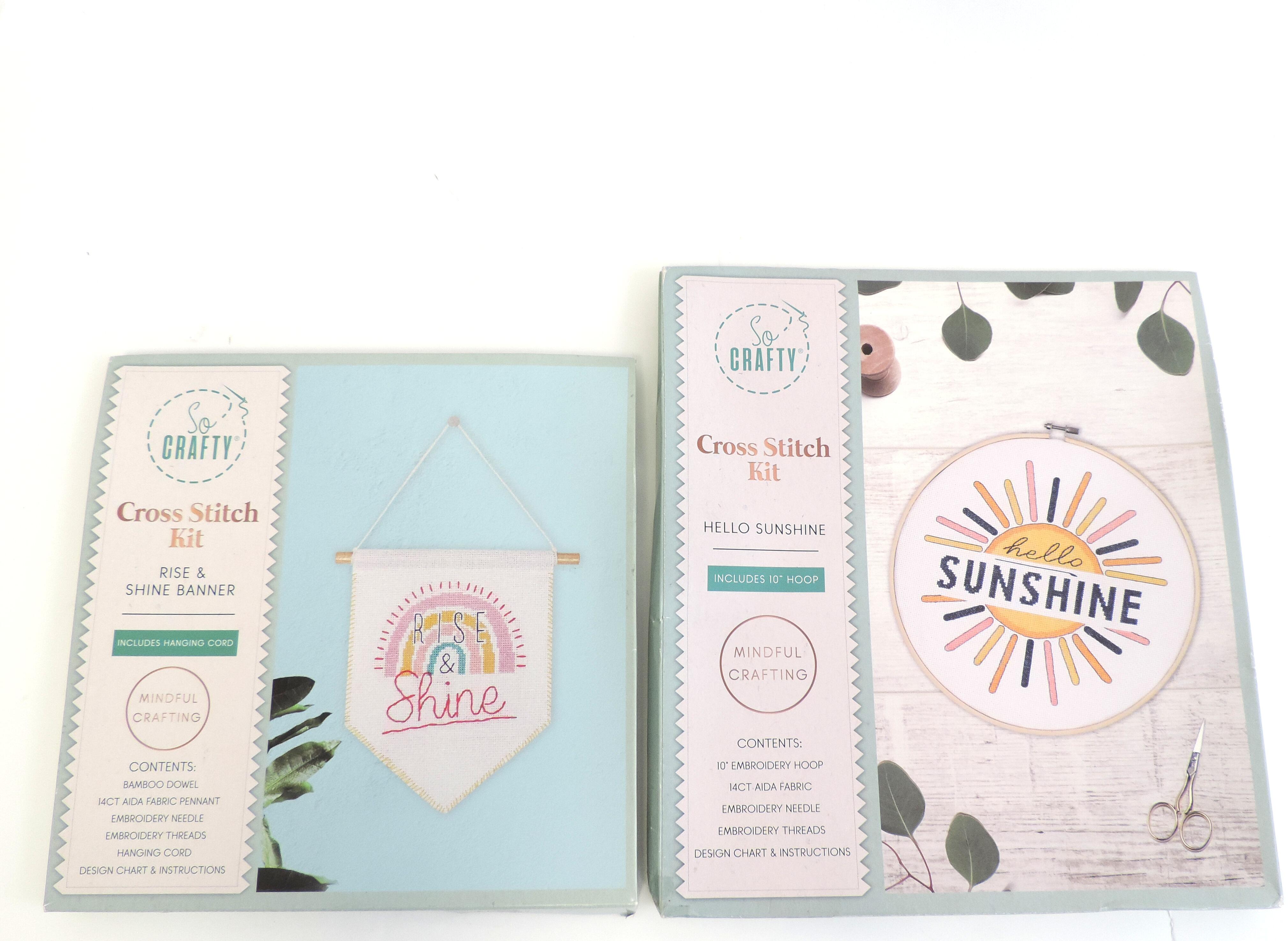 pair of so crafty ross stich kits