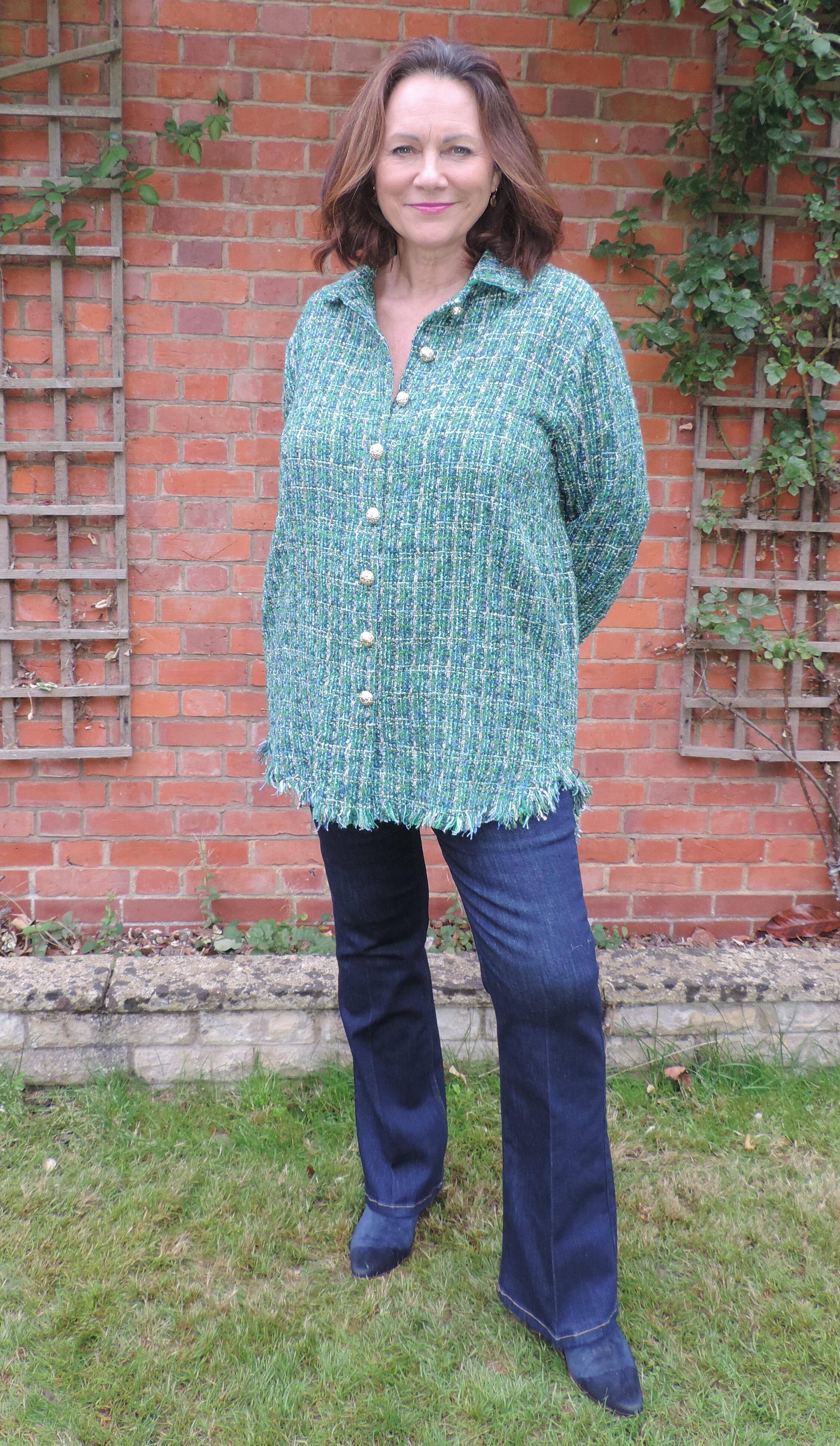 Women's Green Tweed Tailored Easton Neston Jacket S main image 0