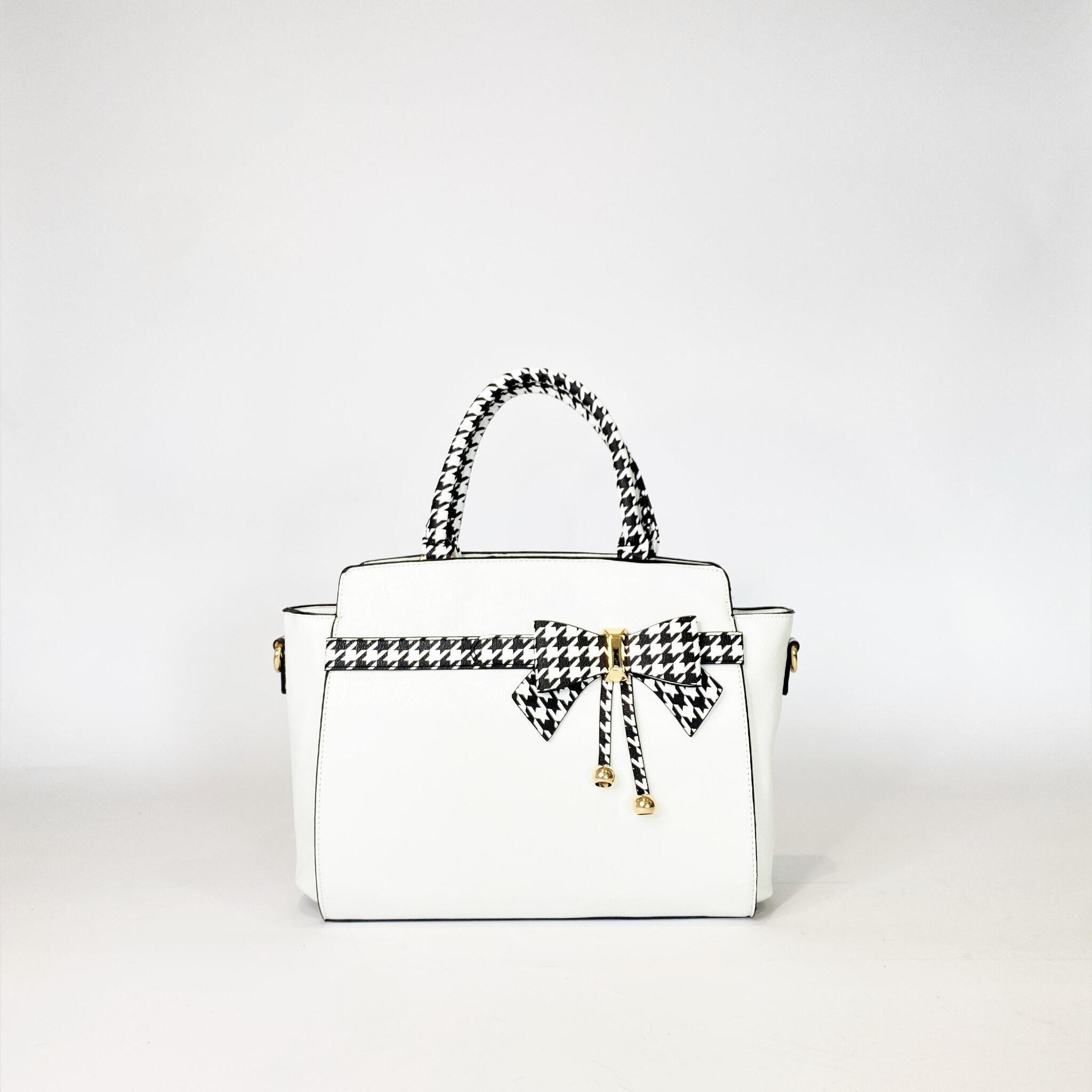 Moda white bow bag