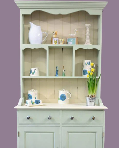 Dresser painted in Crème de la Crème from the frenchic the lazy range