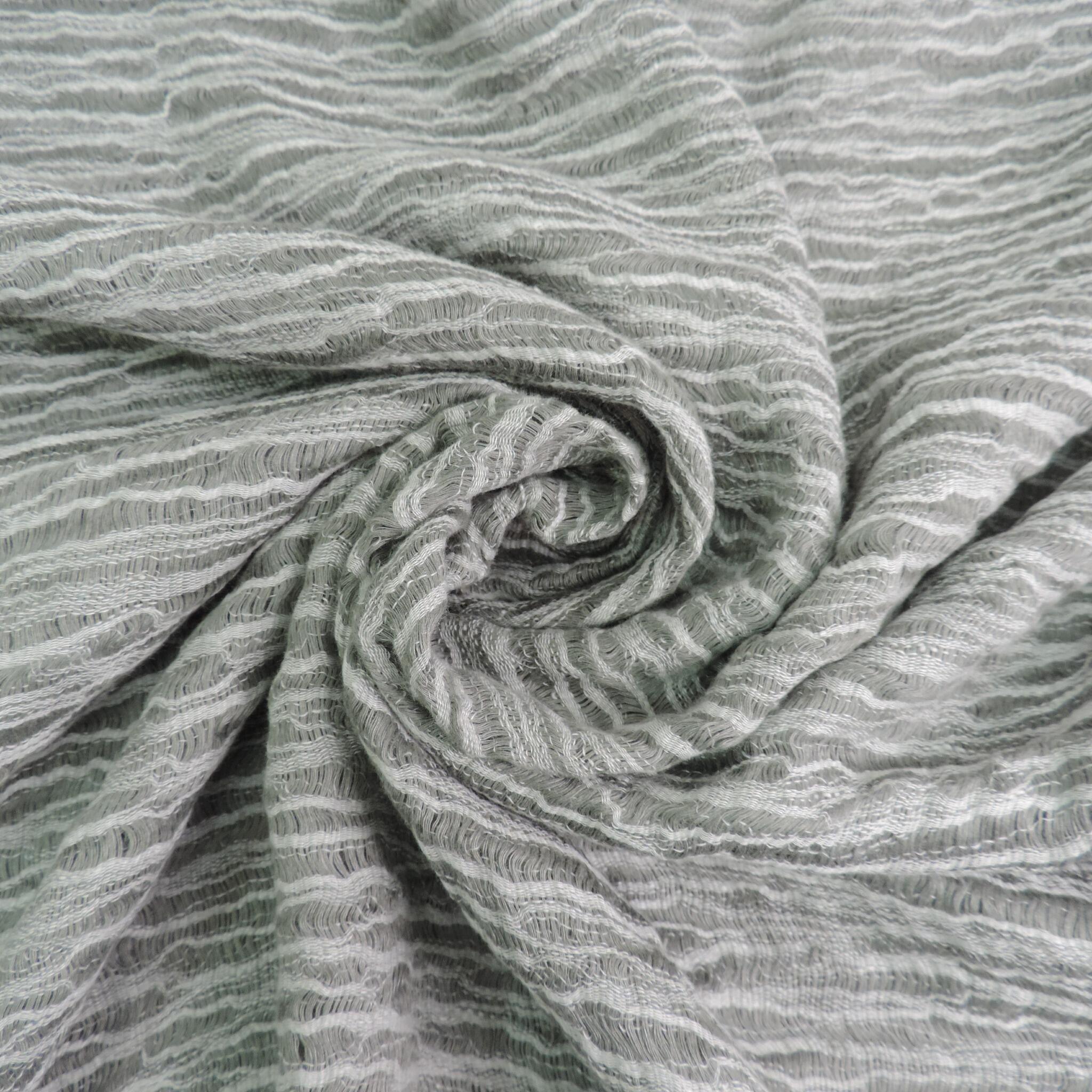 rippled-grey-linen-fabric