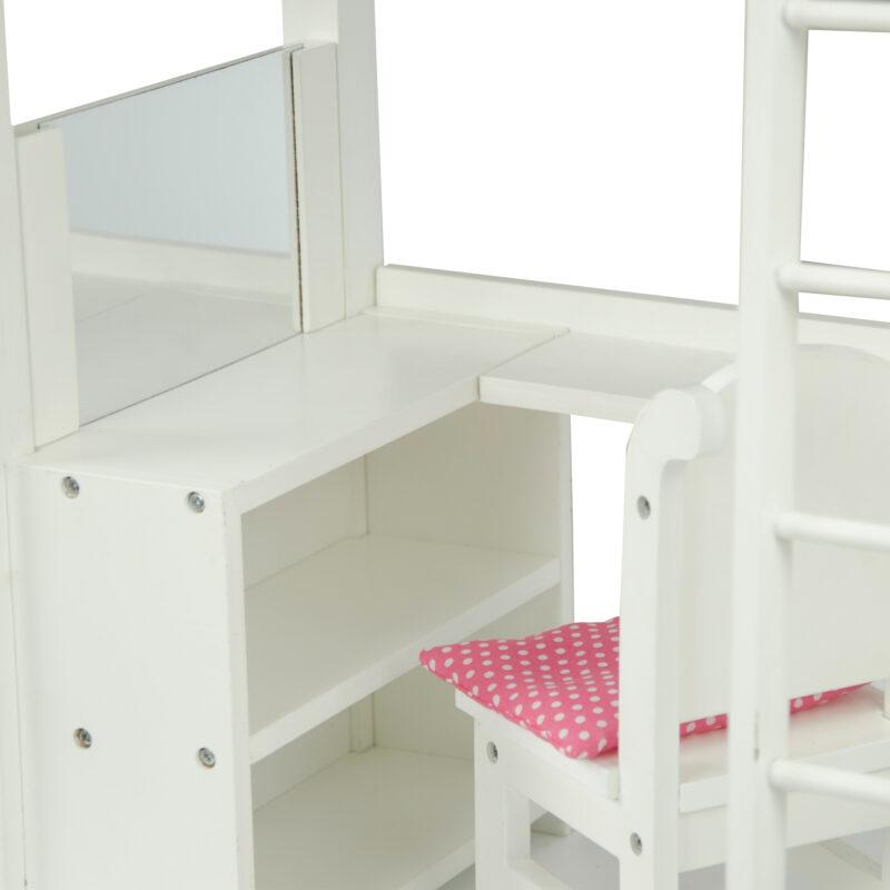 Teamson bunk bed white img 3