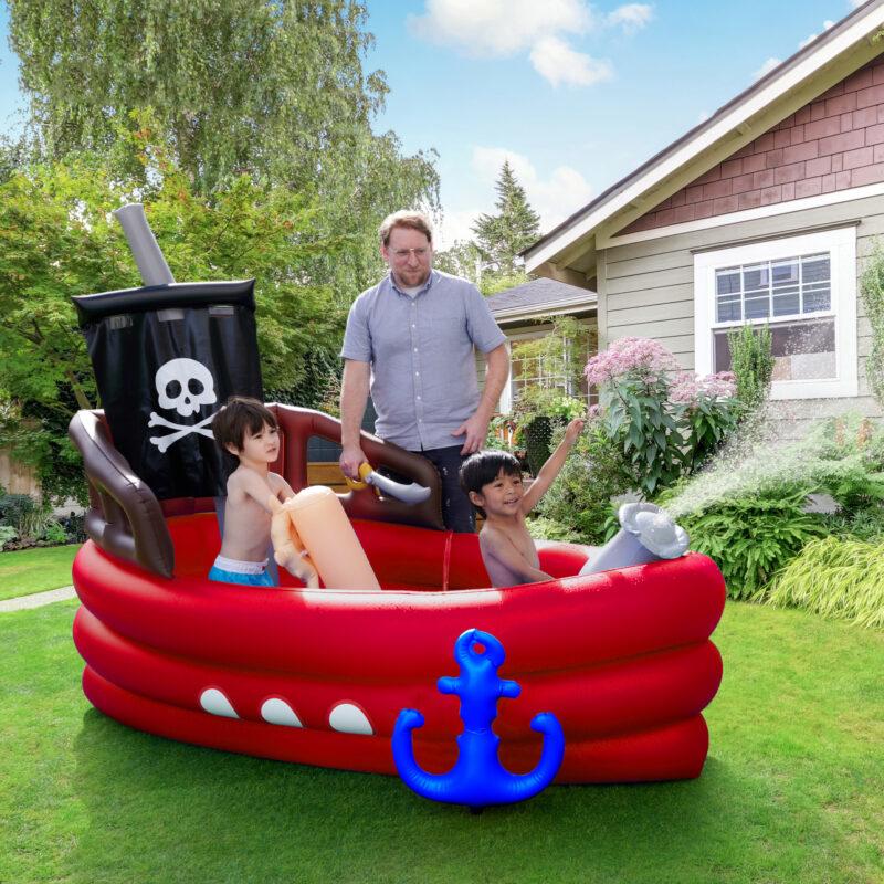 Pirate ship best sale inflatable pool