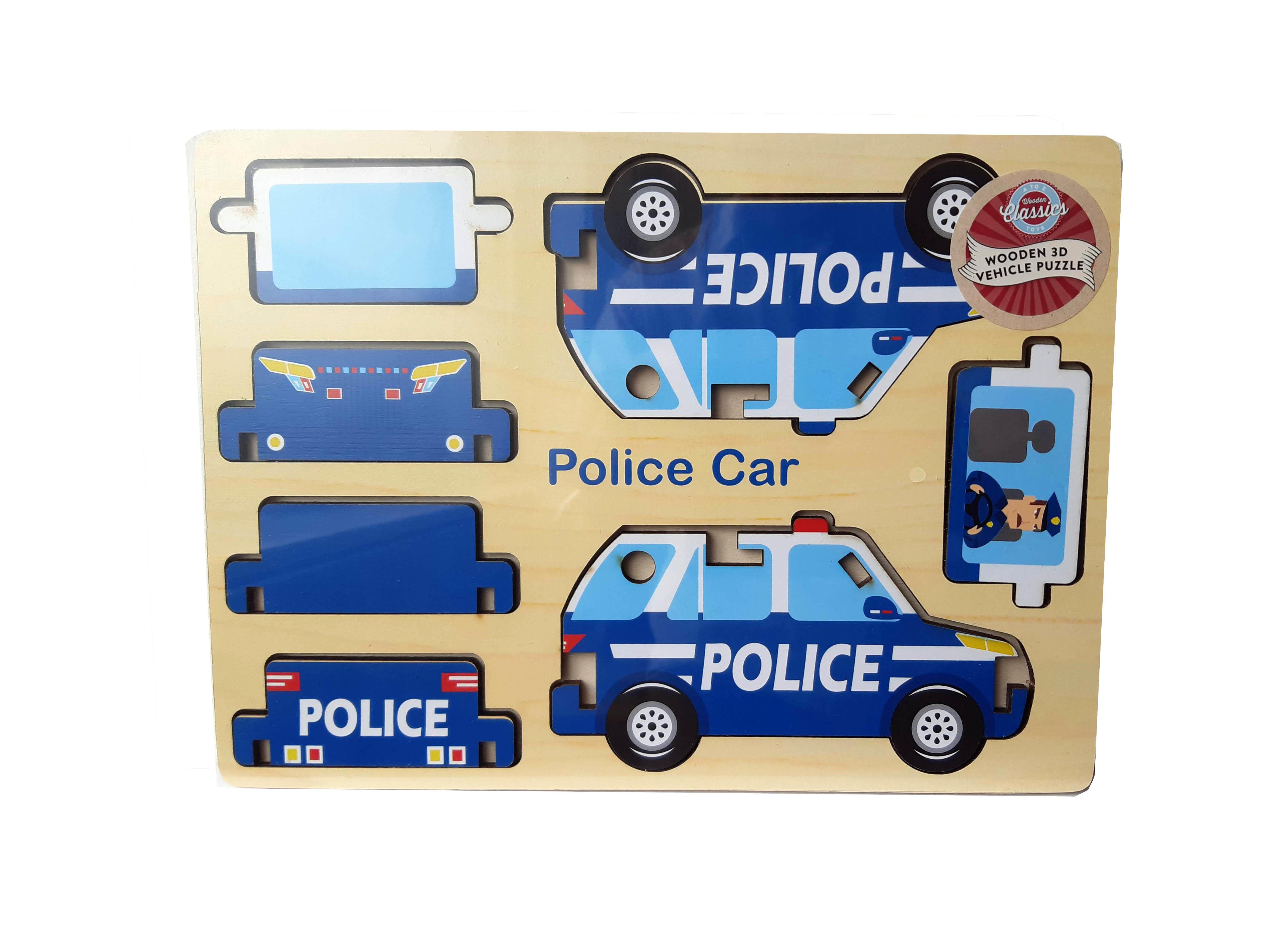 Police car puzzle 01792