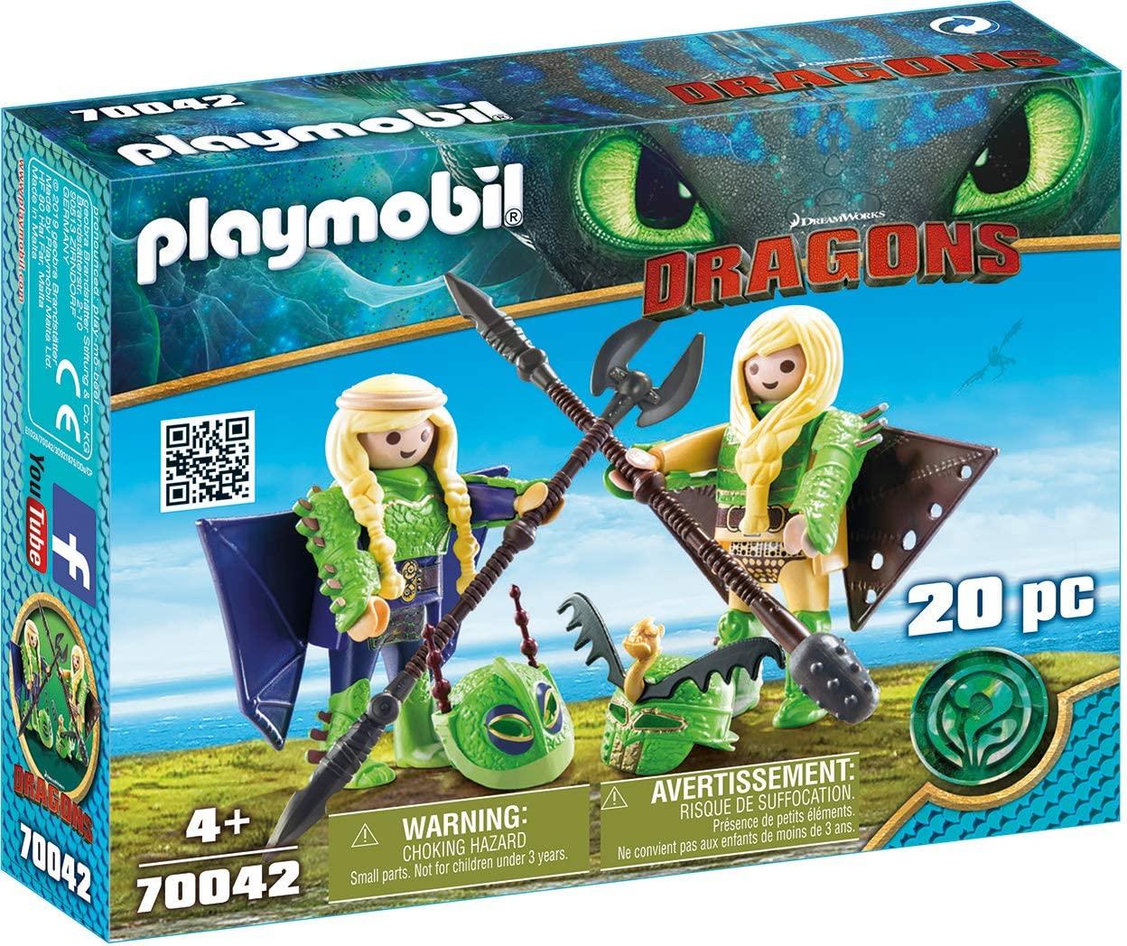 Playmobil 70042 Ruffnut & Tuffnut With Flight Toymaster Ballina