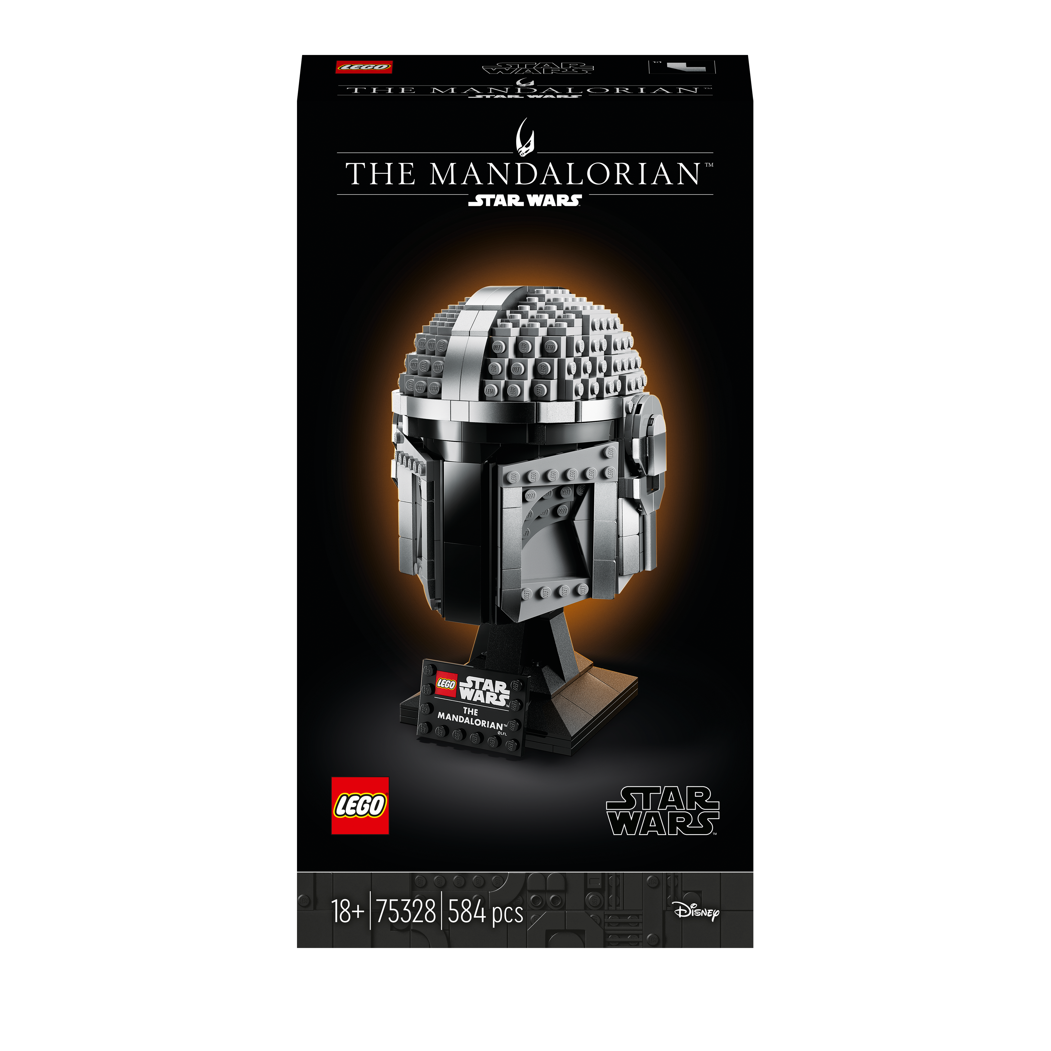 Lego 75328 Mandalorian helmet img 1