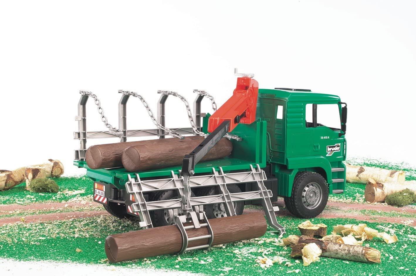 Bruder 02769 MAN Crane Truck And Logs Toymaster Ballina